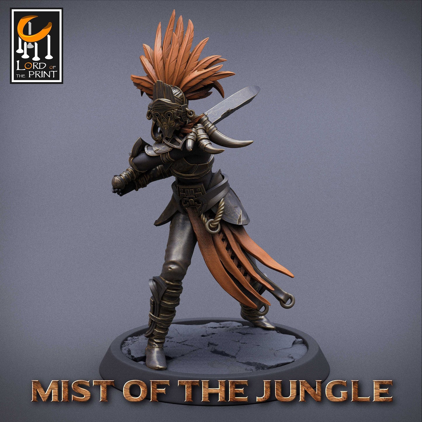 Sword Squadron, The Mists of the Jungle, Lord of the Print | Dungeons and Dragons | Pathfinder | Table Top RPG | 3D Printed Model