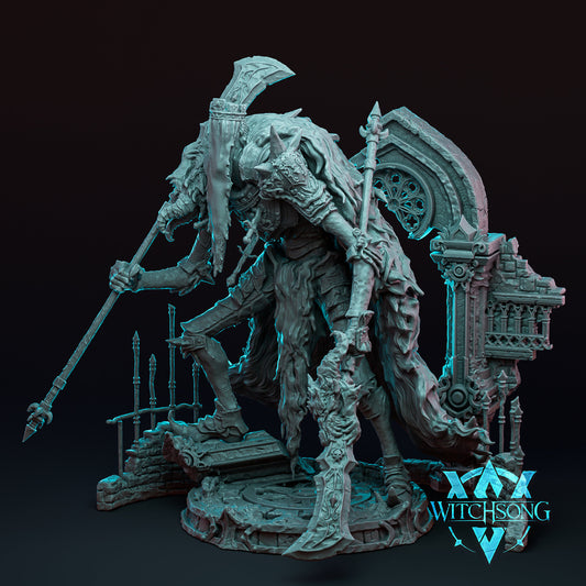 The Faceless King, Bust Option, Witchsong Miniatures | Dungeons and Dragons | Pathfinder | Table Top RPG | 3D Printed Model