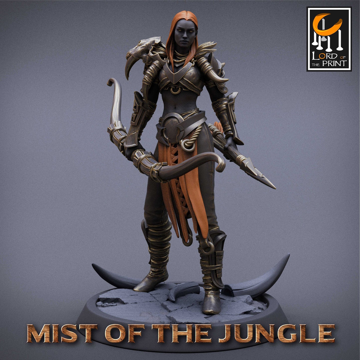 Amazon Archer Squad, The Mists of the Jungle, Lord of the Print | Dungeons and Dragons | Pathfinder | Table Top RPG | 3D Printed Model