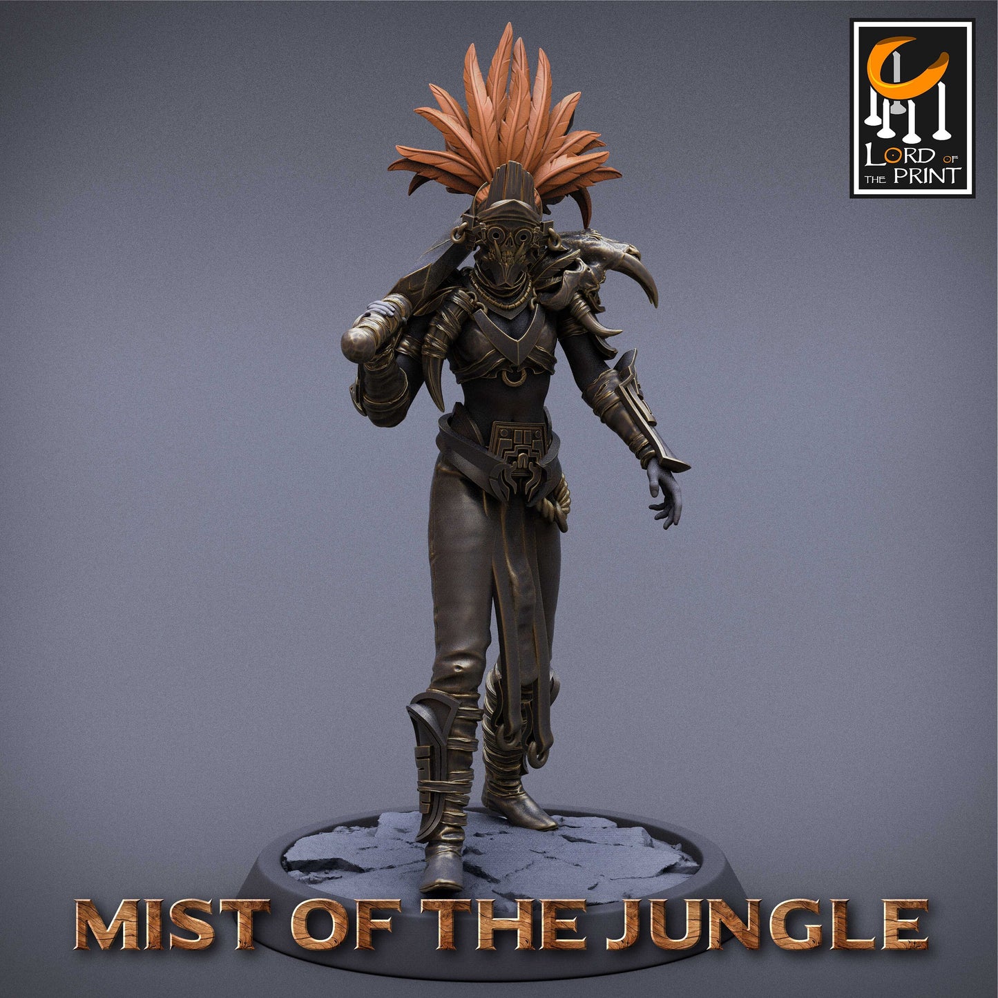 Sword Squadron, The Mists of the Jungle, Lord of the Print | Dungeons and Dragons | Pathfinder | Table Top RPG | 3D Printed Model