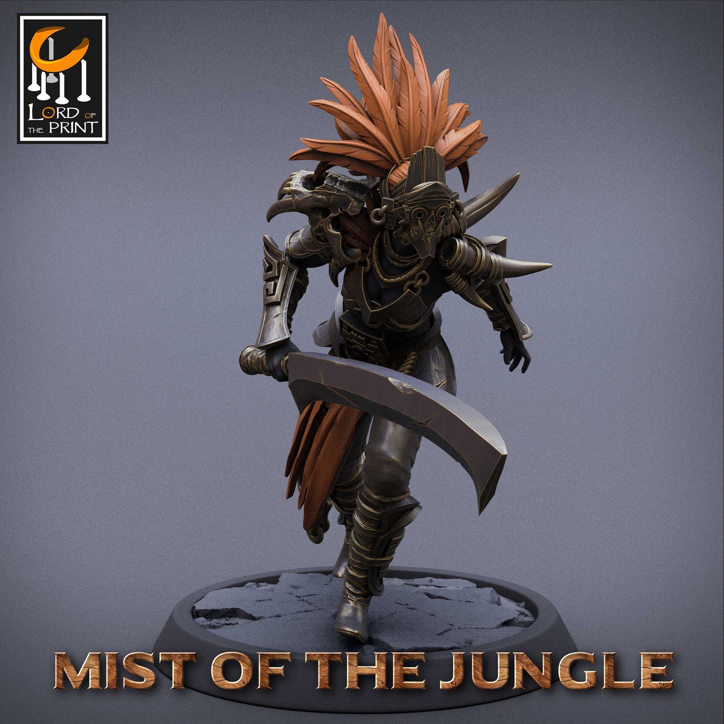 Sword Squadron, The Mists of the Jungle, Lord of the Print | Dungeons and Dragons | Pathfinder | Table Top RPG | 3D Printed Model