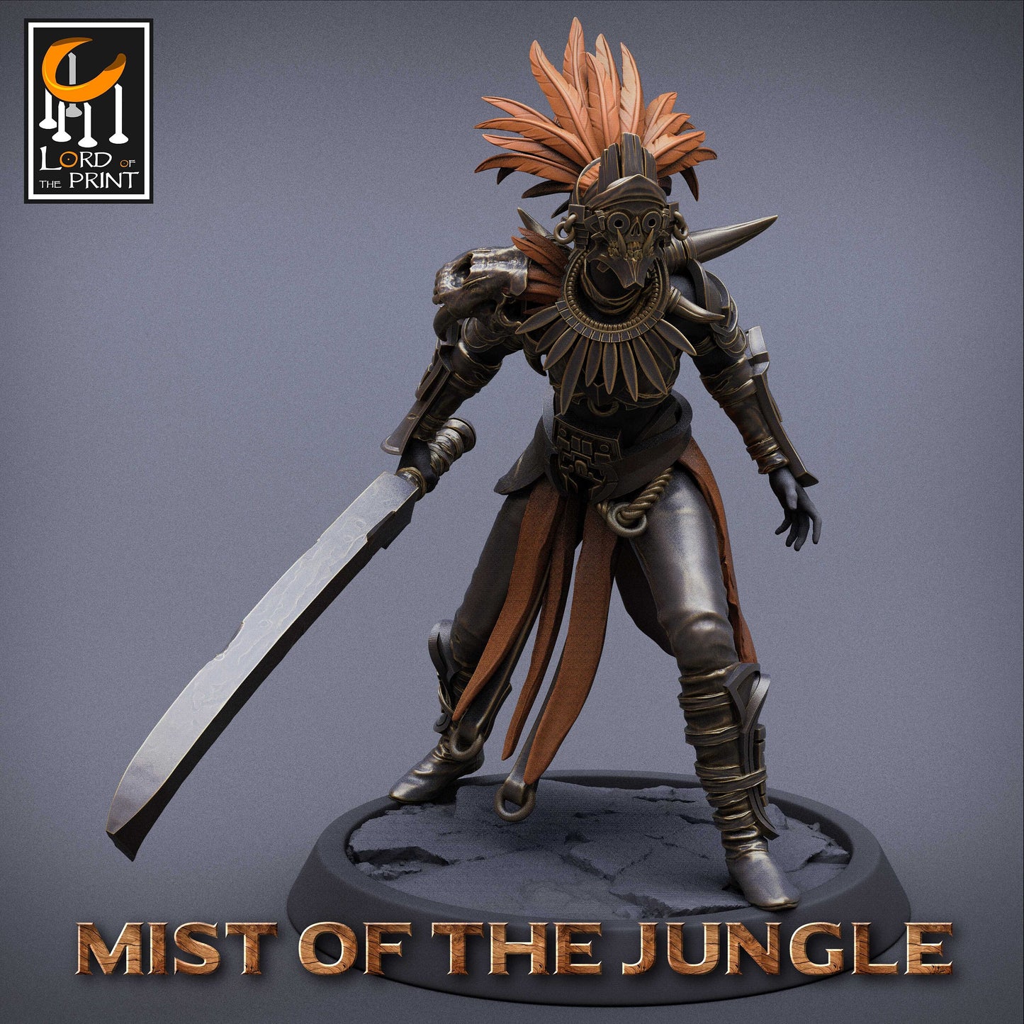 Sword Squadron, The Mists of the Jungle, Lord of the Print | Dungeons and Dragons | Pathfinder | Table Top RPG | 3D Printed Model