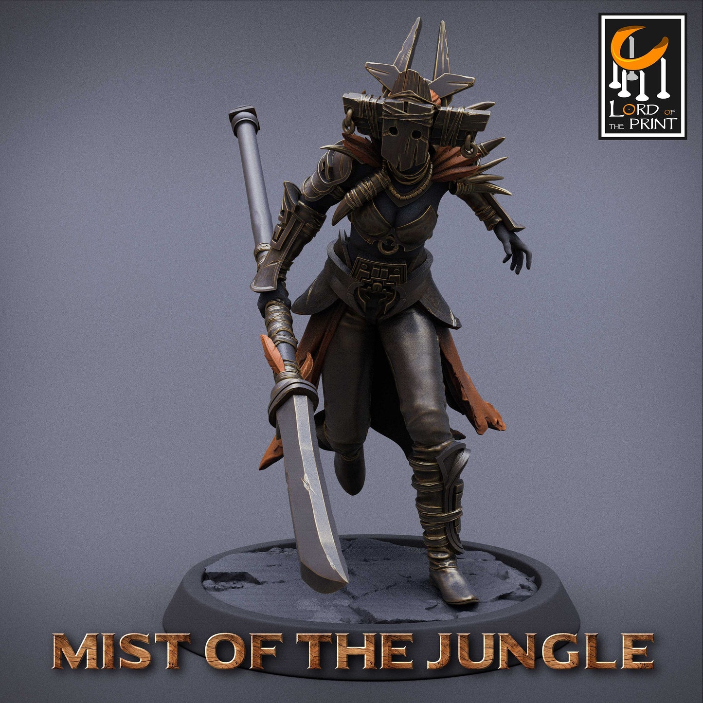 Amazon Spear Squad, The Mists of the Jungle, Lord of the Print | Dungeons and Dragons | Pathfinder | Table Top RPG | 3D Printed Model