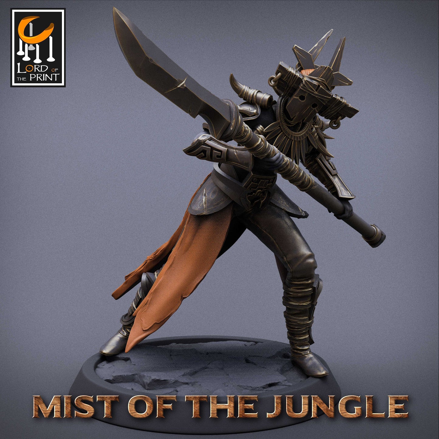 Amazon Spear Squad, The Mists of the Jungle, Lord of the Print | Dungeons and Dragons | Pathfinder | Table Top RPG | 3D Printed Model