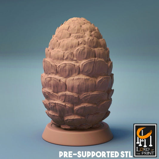 Magma Dragon Egg, Lord of the Print | Dungeons and Dragons | Pathfinder | Table Top RPG | 3D Printed Model