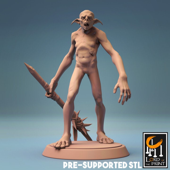 Goblins, Lord of the Print | Dungeons and Dragons | Pathfinder | Table Top RPG | 3D Printed Model