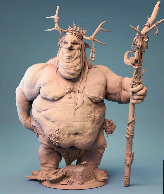 Ogdurg the King of Goblins, Powerful NPC, Lord of the Print| Dungeons and Dragons | Pathfinder | Table Top RPG | 3D Printed Model