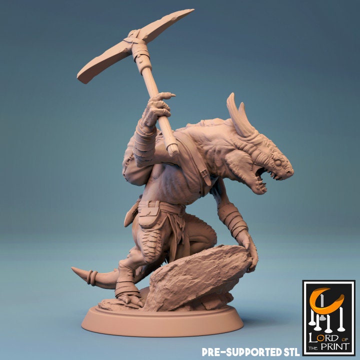 Kobolds, Lord of the Print | Dungeons and Dragons | Pathfinder | Table Top RPG | 3D Printed Model