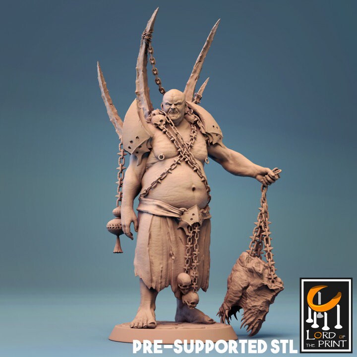 Pestilence Cult, Lord of the Print | Dungeons and Dragons | Pathfinder | Table Top RPG | 3D Printed Model