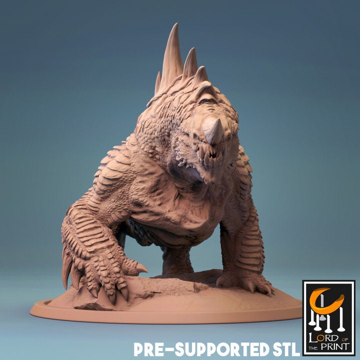 Stygian Guard Hound, Lord of the Print | Dungeons and Dragons | Pathfinder | Table Top RPG | 3D Printed Model