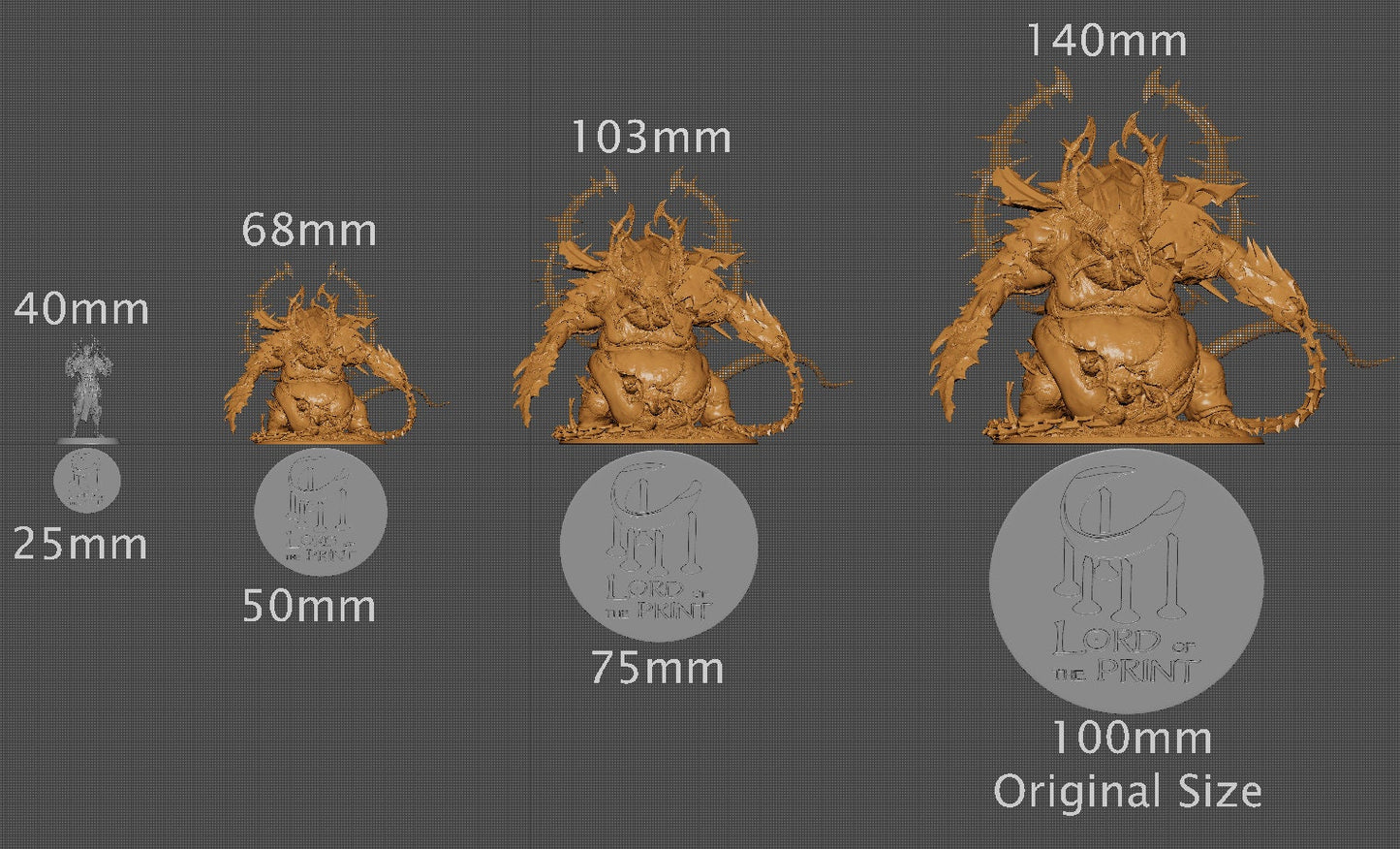 Festering Progenitor, Plague of the Rouswarm, Lord of the Print| Dungeons and Dragons | Pathfinder | Table Top RPG | 3D Printed Model
