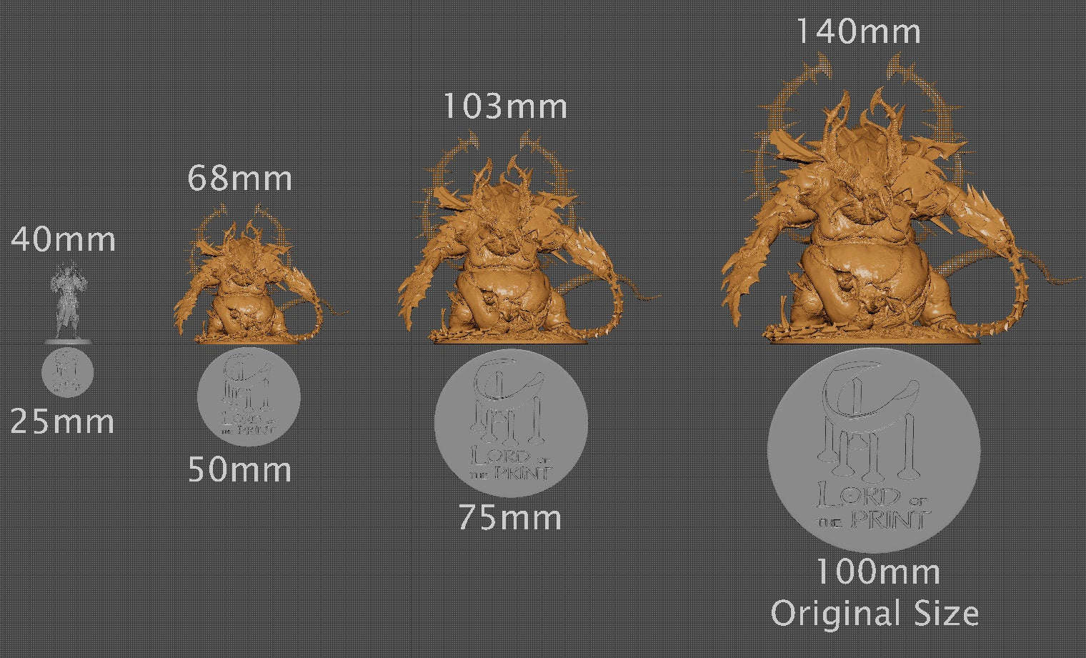 Festering Progenitor, Plague of the Rouswarm, Lord of the Print| Dungeons and Dragons | Pathfinder | Table Top RPG | 3D Printed Model