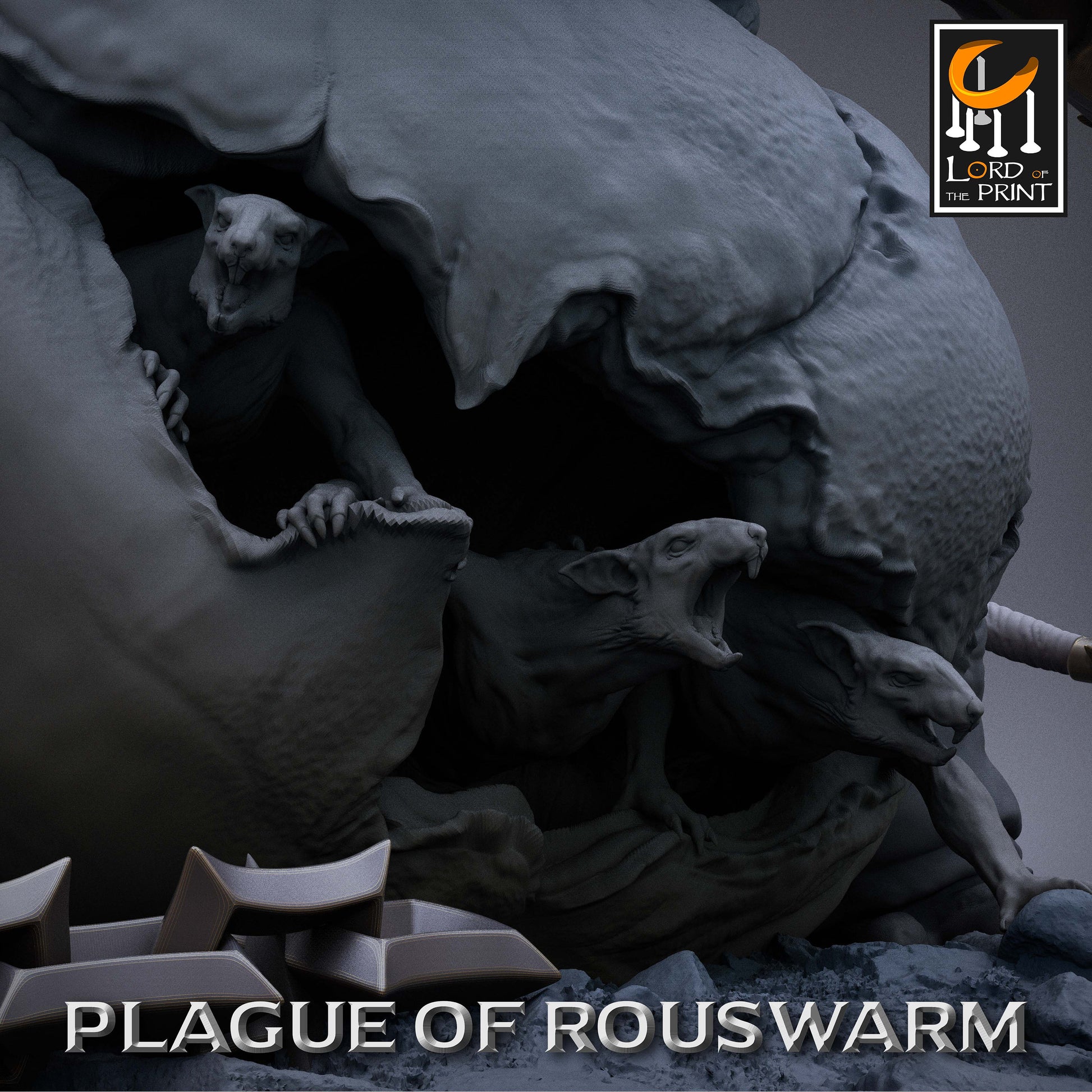 Festering Progenitor, Plague of the Rouswarm, Lord of the Print| Dungeons and Dragons | Pathfinder | Table Top RPG | 3D Printed Model