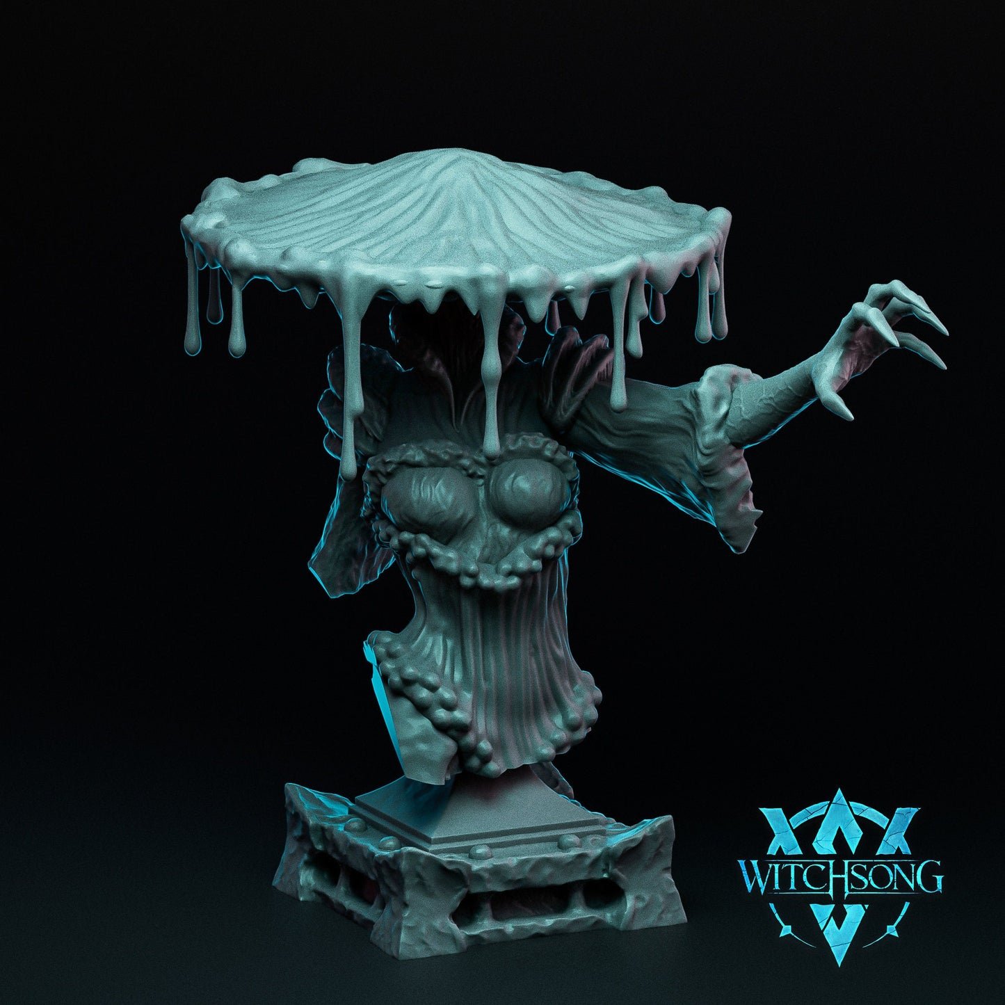 The Fungal Queen, Bust Option | Aussie 3D Printed Miniatures and Terrain