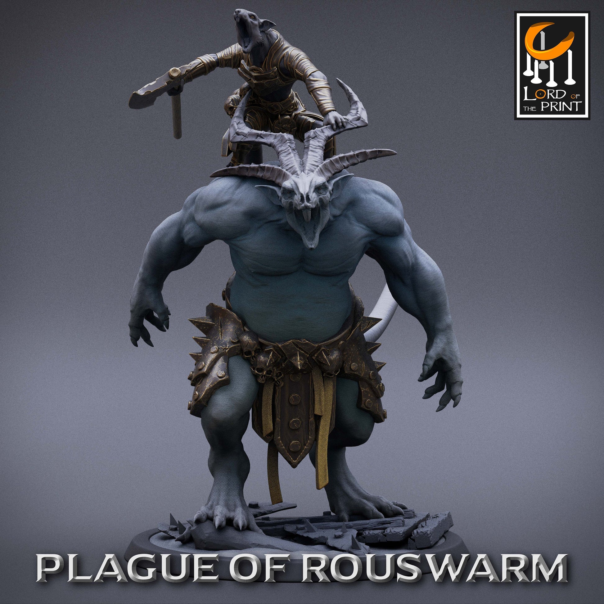 Heavy Soldiers, Plague of the Rouswarm, Lord of the Print| Dungeons and Dragons | Pathfinder | Table Top RPG | 3D Printed Model