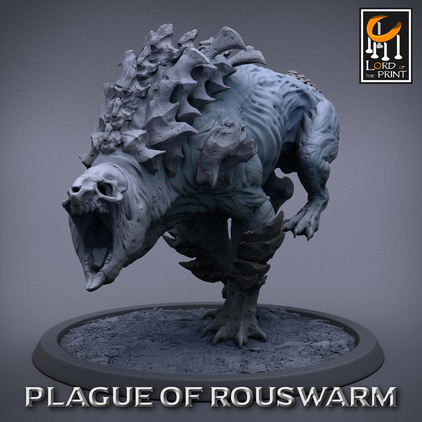 Plaguehounds , Plague of the Rouswarm, Lord of the Print | Dungeons and Dragons | Pathfinder | Table Top RPG | 3D Printed Model