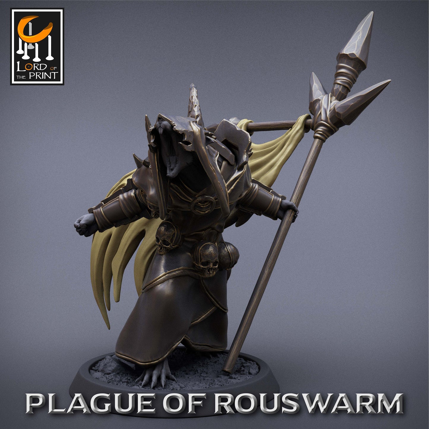 Rouswarm Support, Plague of the Rouswarm, Lord of the Print | Dungeons and Dragons | Pathfinder | Table Top RPG | 3D Printed Model