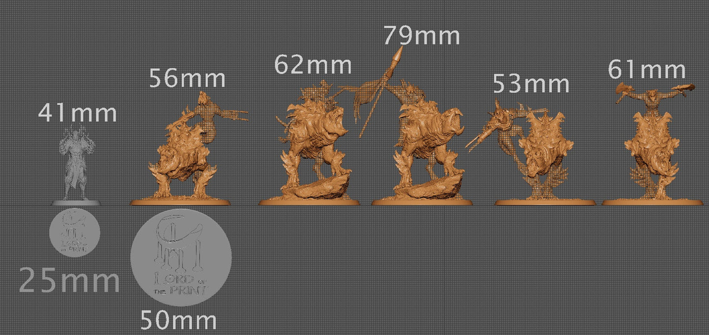 Plague Riders Squad 1 | Aussie 3D Printed Miniatures and Terrain
