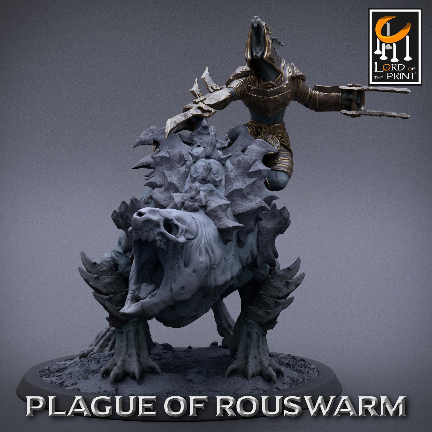 Plague Riders Squad 1, Plague of the Rouswarm, Lord of the Print | Dungeons and Dragons | Pathfinder | Table Top RPG | 3D Printed Model