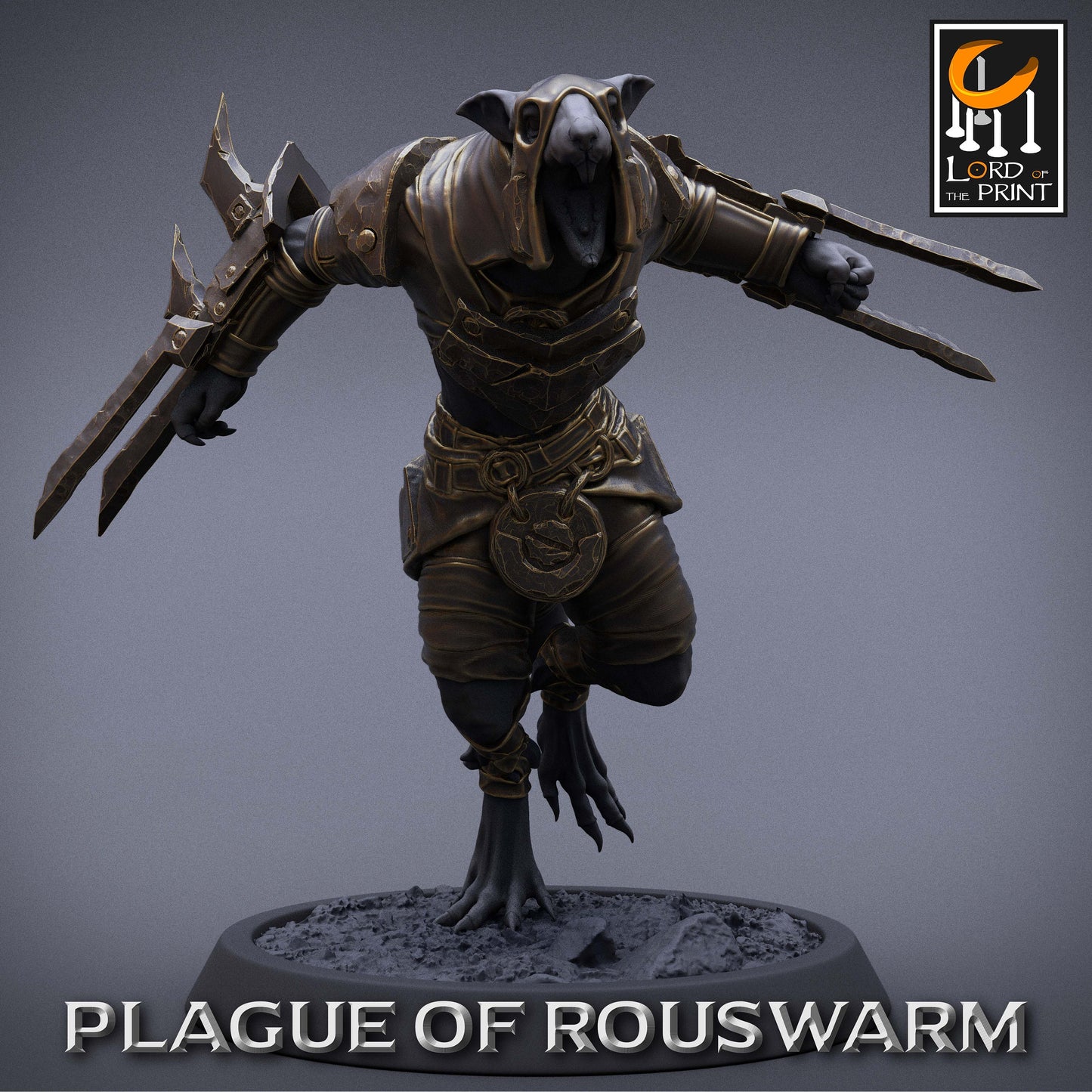 Rouswarm Rogues, Plague of the Rouswarm, Lord of the Print | Dungeons and Dragons | Pathfinder | Table Top RPG | 3D Printed Model