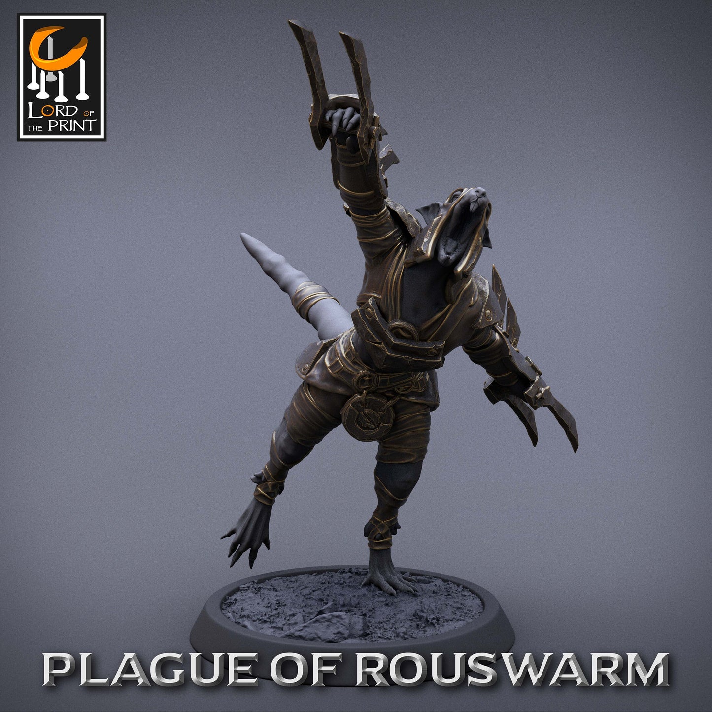 Rouswarm Rogues, Plague of the Rouswarm, Lord of the Print | Dungeons and Dragons | Pathfinder | Table Top RPG | 3D Printed Model