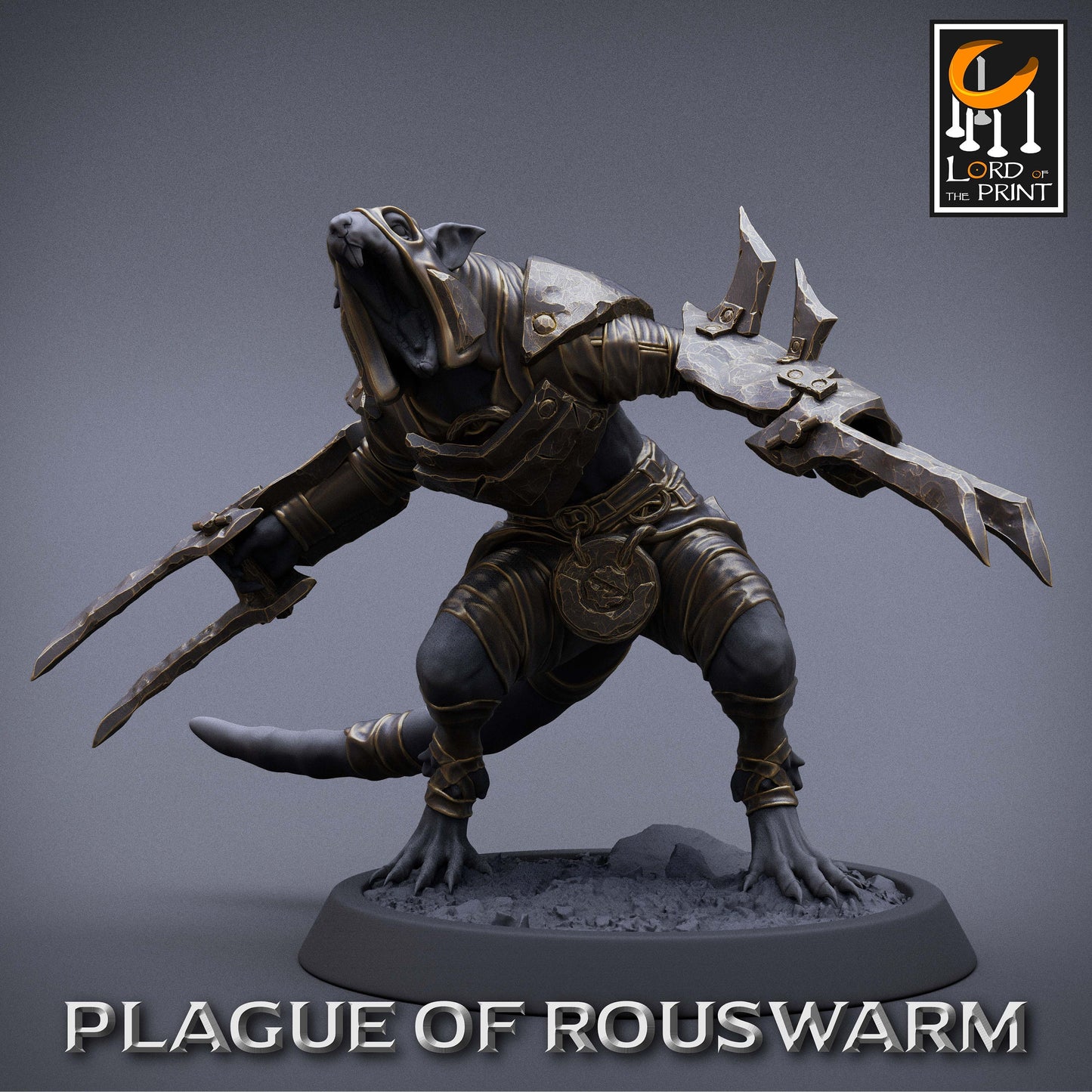 Rouswarm Rogues, Plague of the Rouswarm, Lord of the Print | Dungeons and Dragons | Pathfinder | Table Top RPG | 3D Printed Model