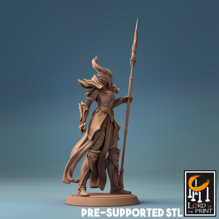 Halaliel the Celestial Guardian, Powerful NPC, Lord of the Print| Dungeons and Dragons | Pathfinder | Table Top RPG | 3D Printed Model