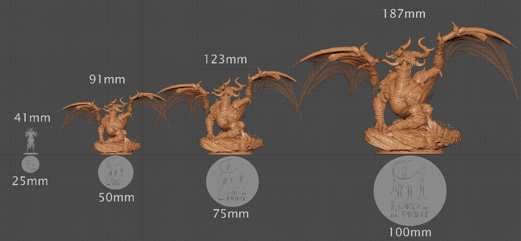 Elder Cloud Dragon, The Heaven Dragon | Aussie 3D Printed Miniatures and Terrain