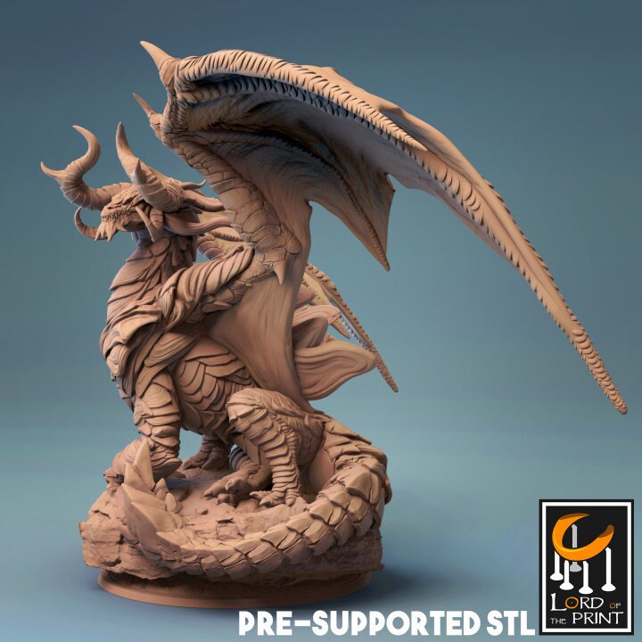 Elder Cloud Dragon, The Heaven Dragon, Lord of the Print | Dungeons and Dragons | Pathfinder | Table Top RPG | 3D Printed Model