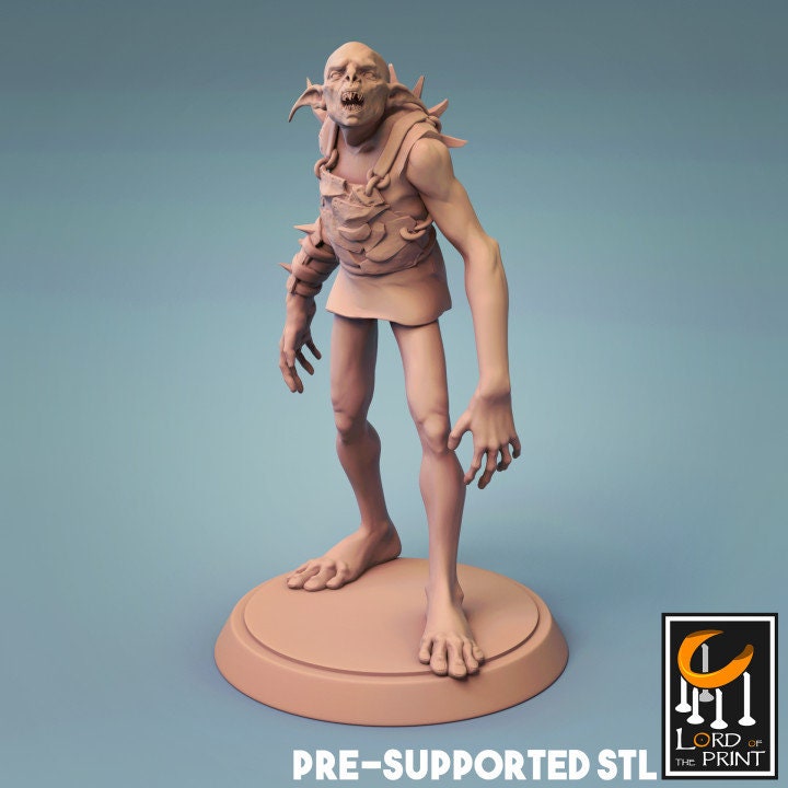 Goblins, Lord of the Print | Dungeons and Dragons | Pathfinder | Table Top RPG | 3D Printed Model