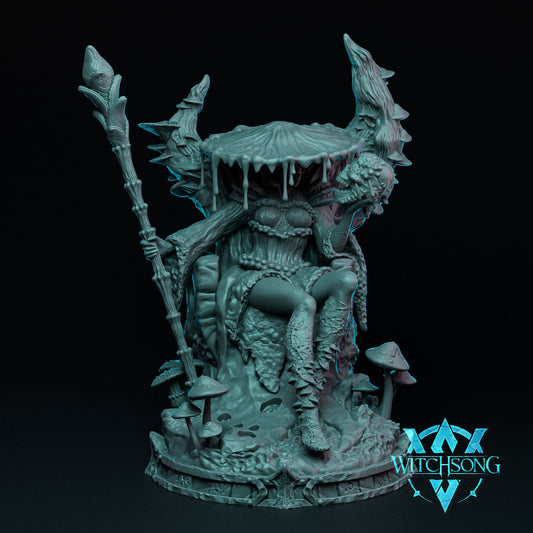 The Fungal Queen, Bust Option | Aussie 3D Printed Miniatures and Terrain
