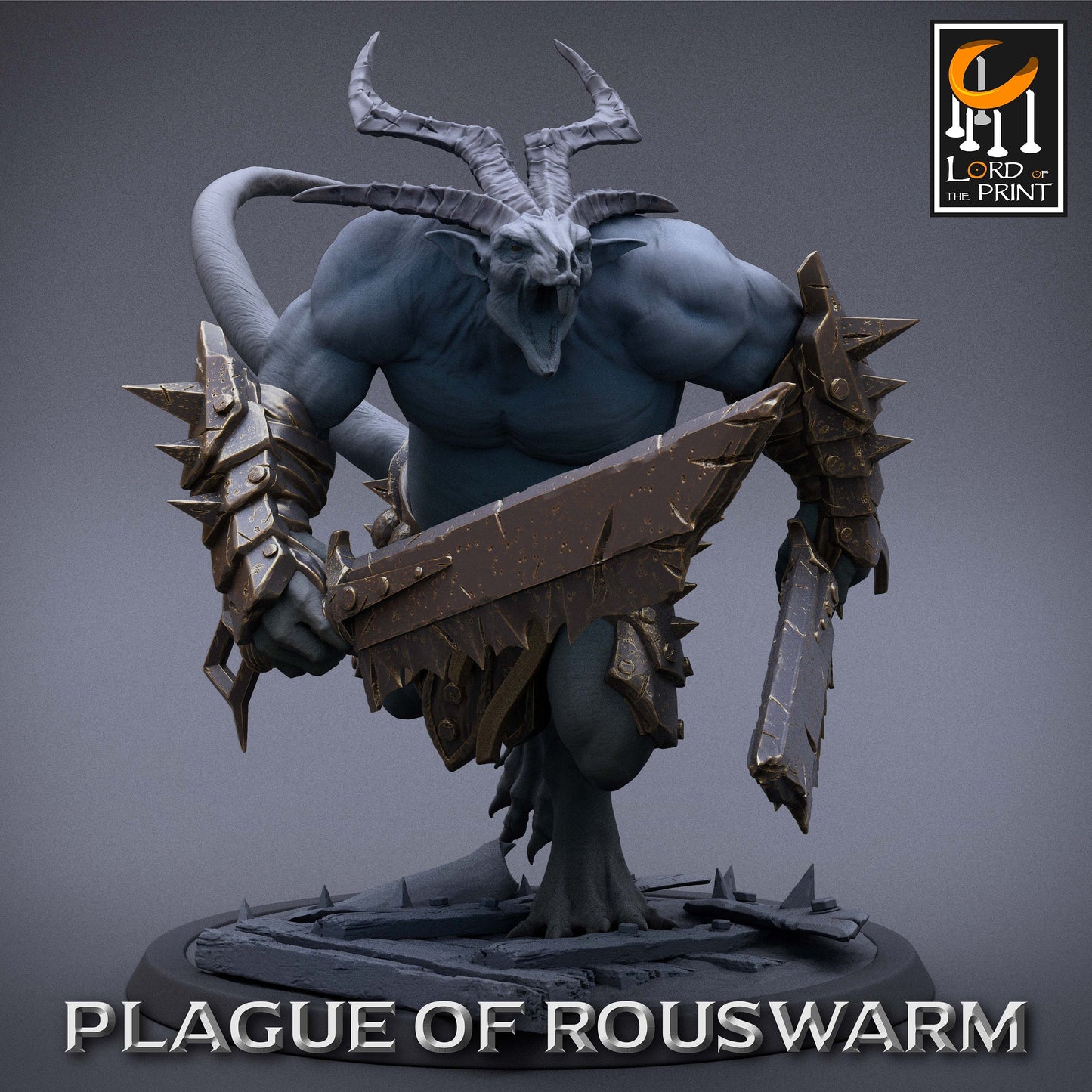 Heavy Soldiers, Plague of the Rouswarm, Lord of the Print| Dungeons and Dragons | Pathfinder | Table Top RPG | 3D Printed Model