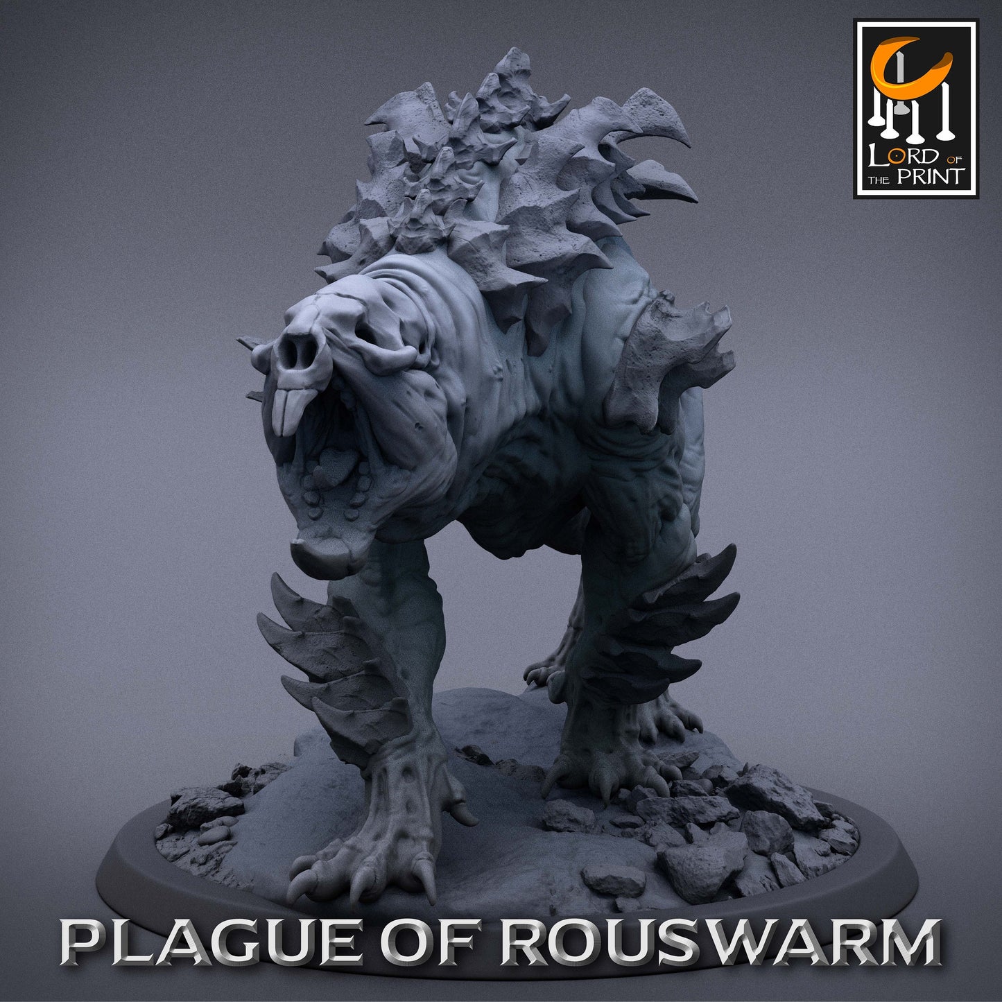 Plaguehounds , Plague of the Rouswarm, Lord of the Print | Dungeons and Dragons | Pathfinder | Table Top RPG | 3D Printed Model