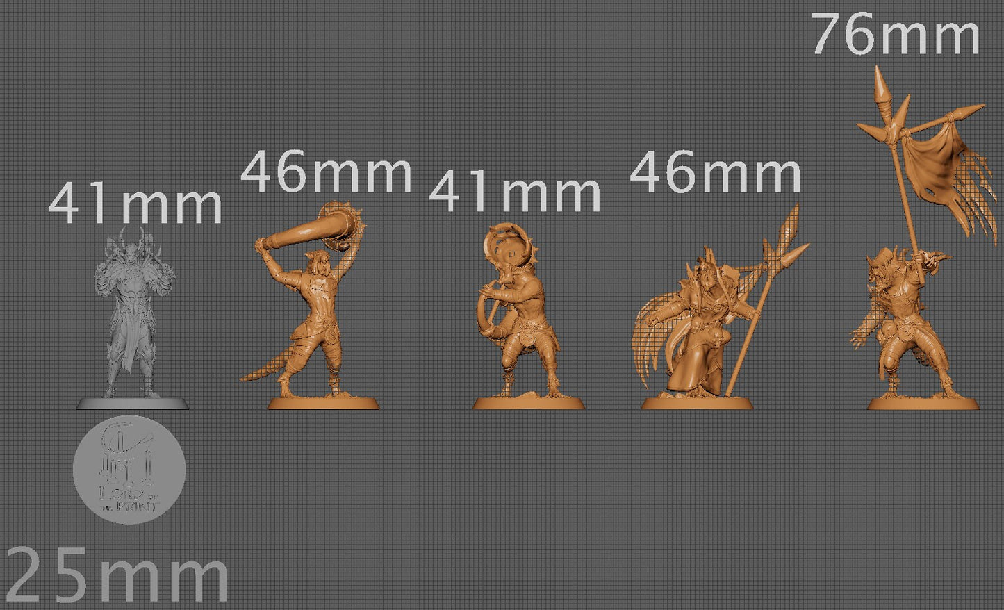 Rouswarm Support, Plague of the Rouswarm, Lord of the Print | Dungeons and Dragons | Pathfinder | Table Top RPG | 3D Printed Model