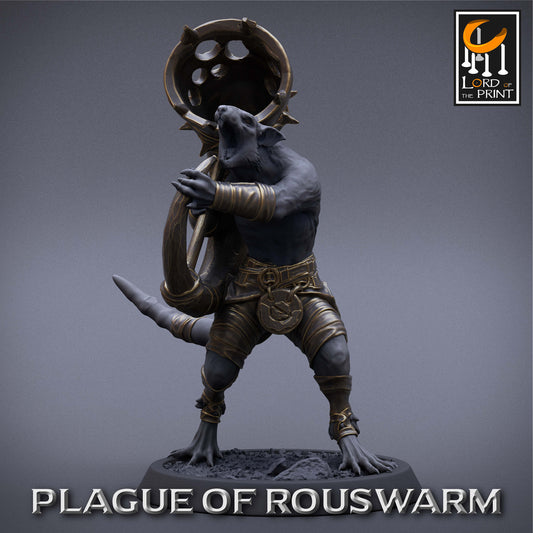Rouswarm Support, Plague of the Rouswarm, Lord of the Print | Dungeons and Dragons | Pathfinder | Table Top RPG | 3D Printed Model