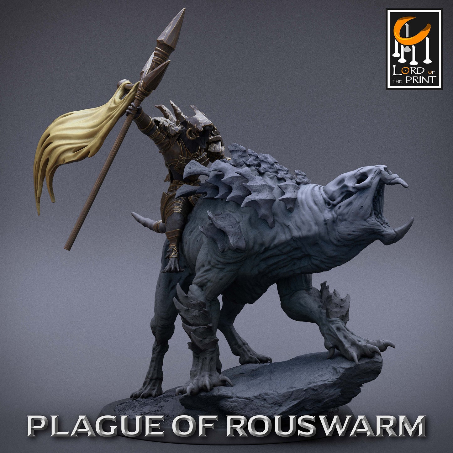 Plague Riders Squad 1, Plague of the Rouswarm, Lord of the Print | Dungeons and Dragons | Pathfinder | Table Top RPG | 3D Printed Model