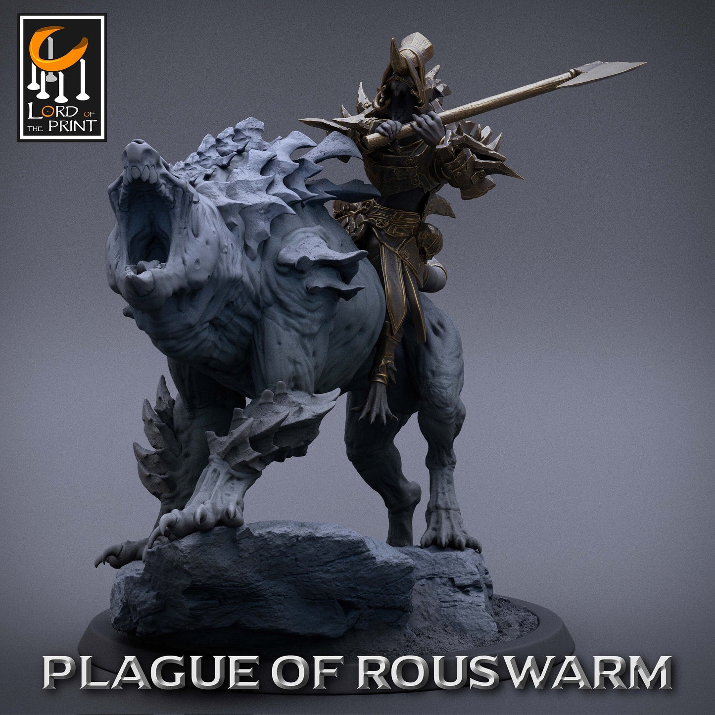 Plague Riders Squad 1, Plague of the Rouswarm, Lord of the Print | Dungeons and Dragons | Pathfinder | Table Top RPG | 3D Printed Model