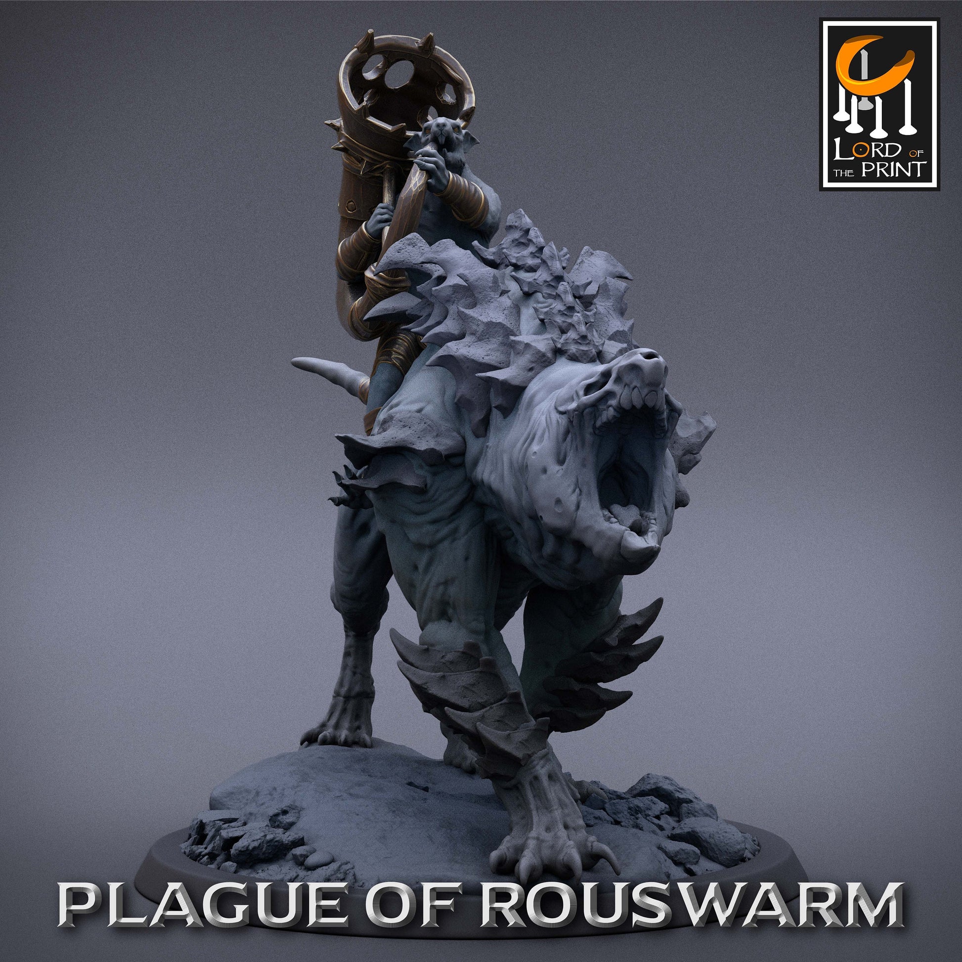 Plague Riders Squad 2, Plague of the Rouswarm, Lord of the Print | Dungeons and Dragons | Pathfinder | Table Top RPG | 3D Printed Model