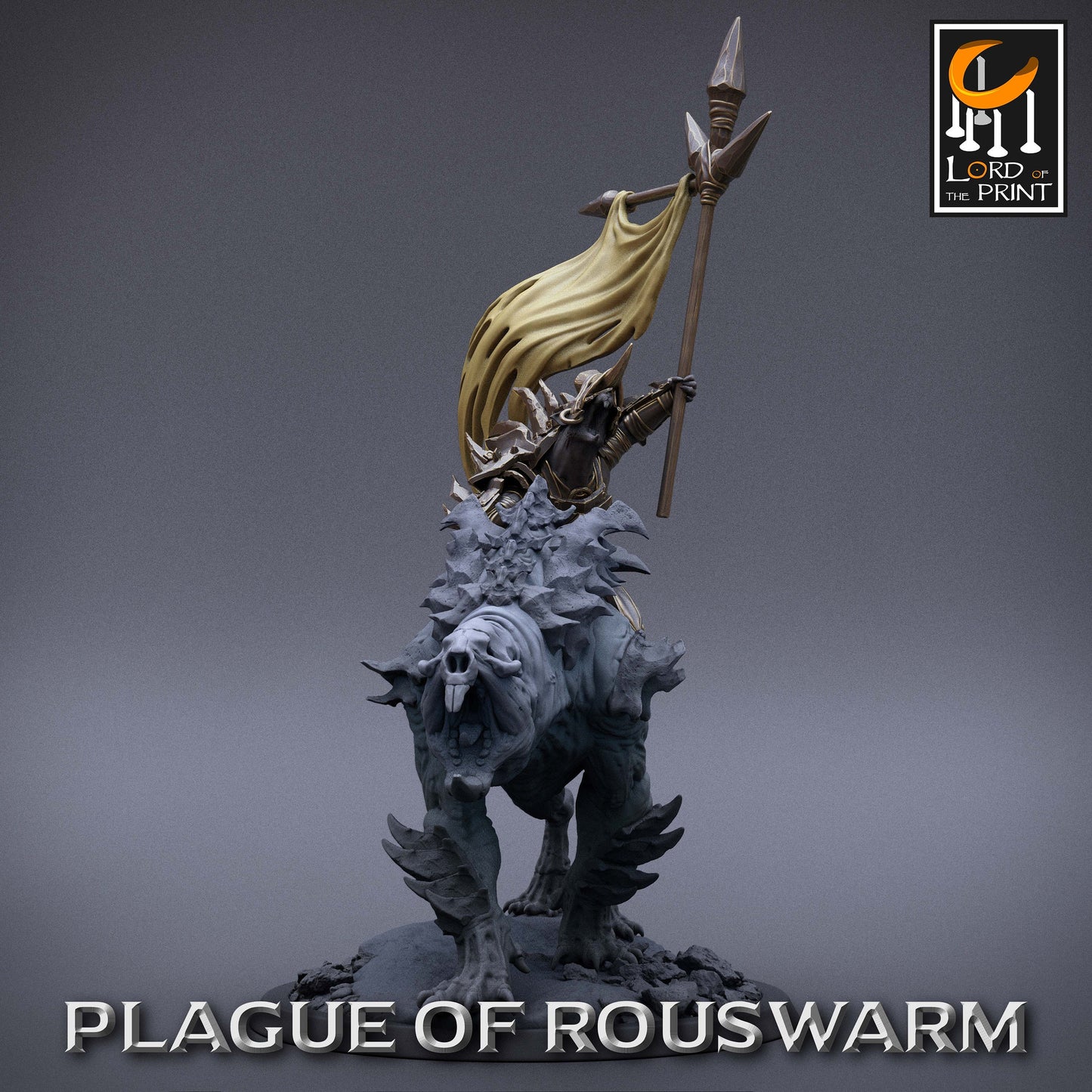 Plague Riders Squad 2, Plague of the Rouswarm, Lord of the Print | Dungeons and Dragons | Pathfinder | Table Top RPG | 3D Printed Model