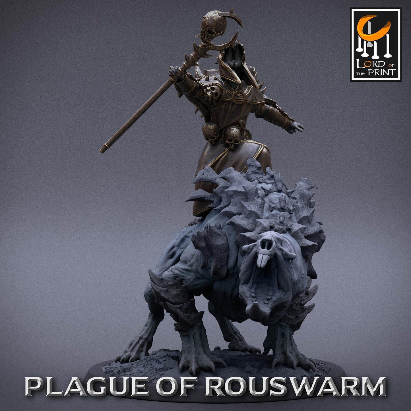 Plague Riders Squad 2, Plague of the Rouswarm, Lord of the Print | Dungeons and Dragons | Pathfinder | Table Top RPG | 3D Printed Model