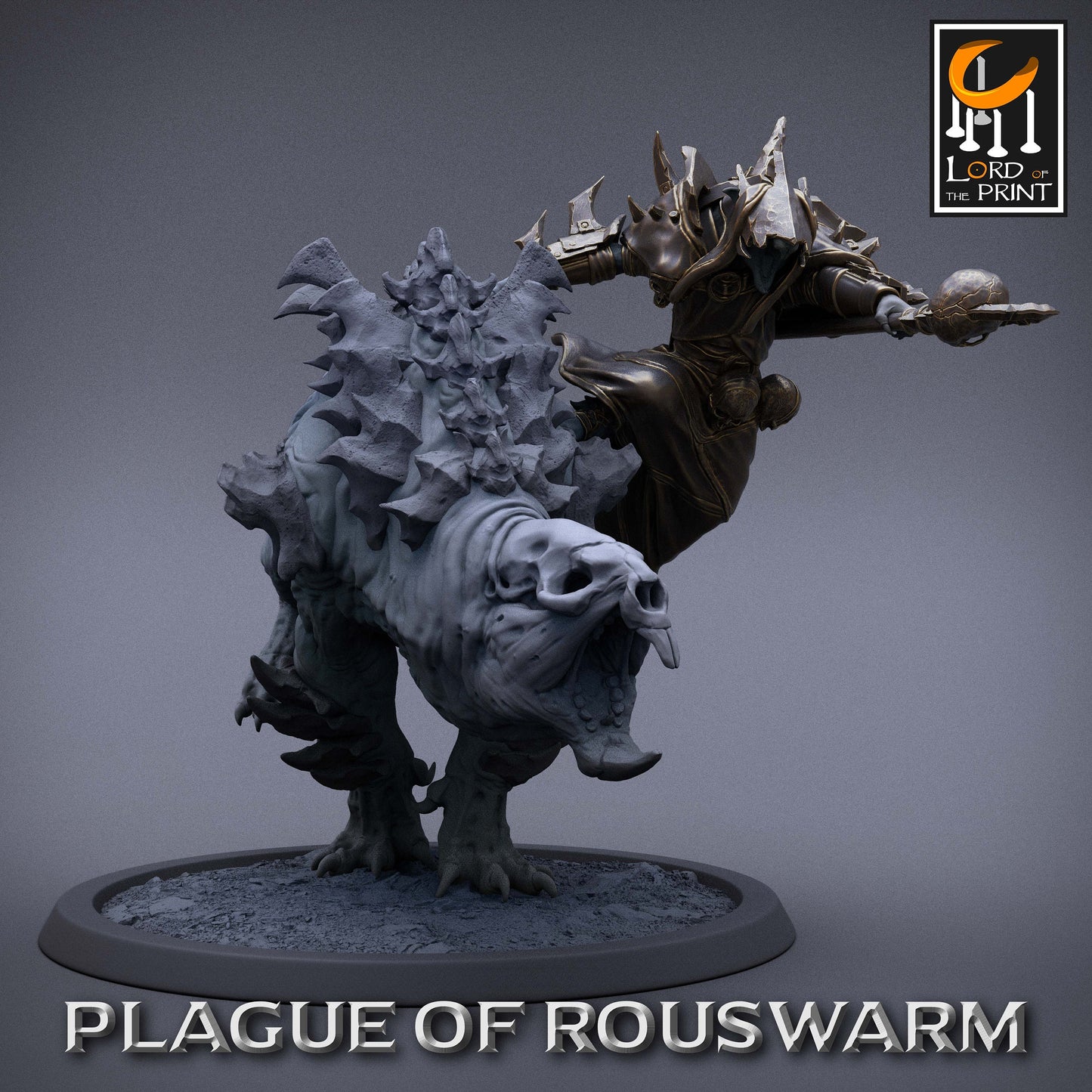 Plague Riders Squad 2, Plague of the Rouswarm, Lord of the Print | Dungeons and Dragons | Pathfinder | Table Top RPG | 3D Printed Model