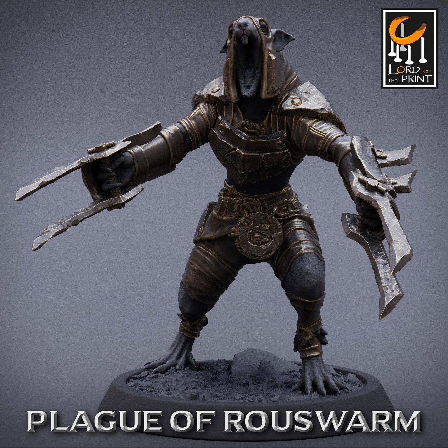 Rouswarm Rogues, Plague of the Rouswarm, Lord of the Print | Dungeons and Dragons | Pathfinder | Table Top RPG | 3D Printed Model