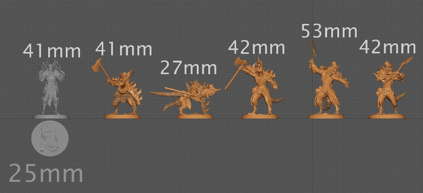 Rouswarm Warriors | Aussie 3D Printed Miniatures and Terrain