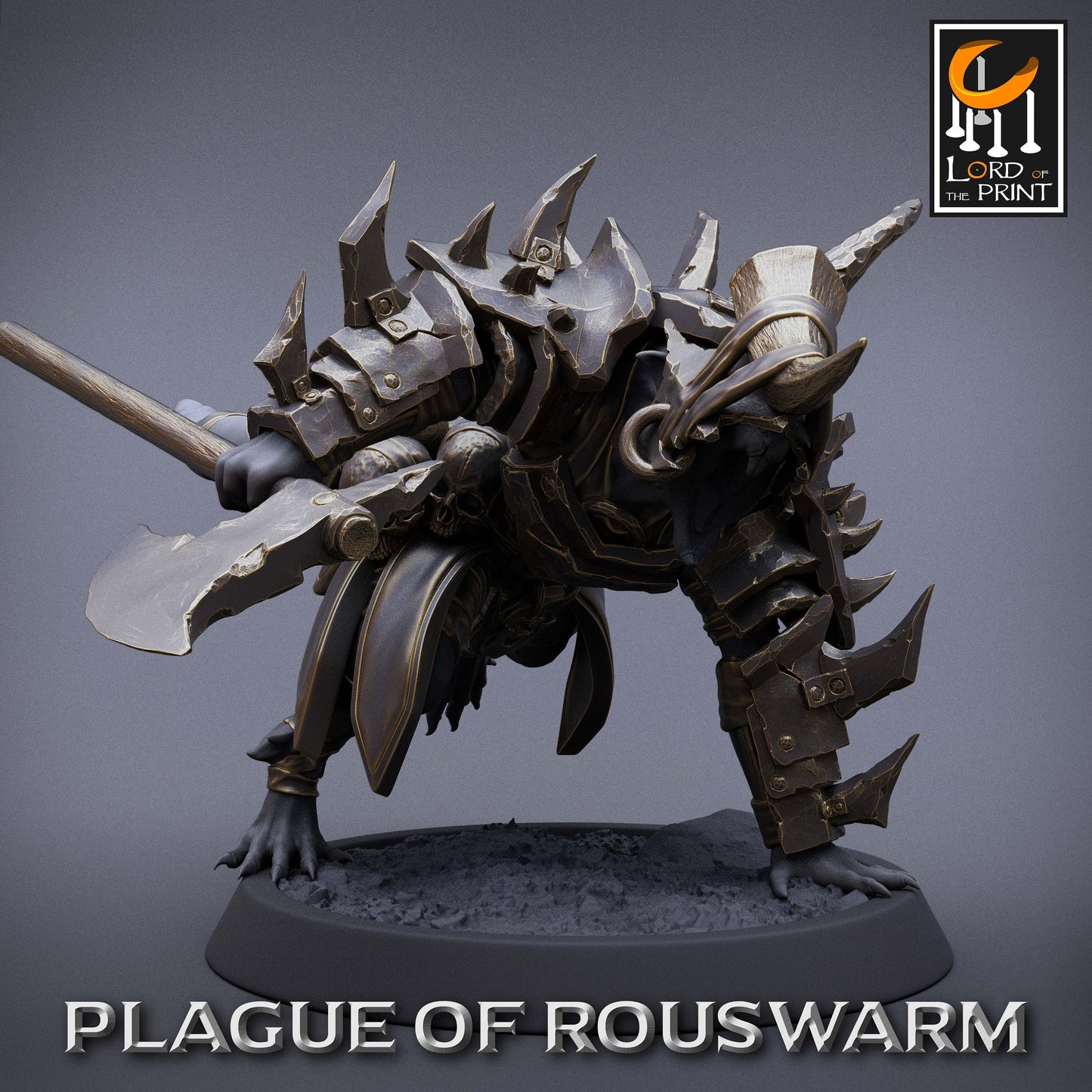 Rouswarm Warriors, Plague of the Rouswarm, Lord of the Print | Dungeons and Dragons | Pathfinder | Table Top RPG | 3D Printed Model