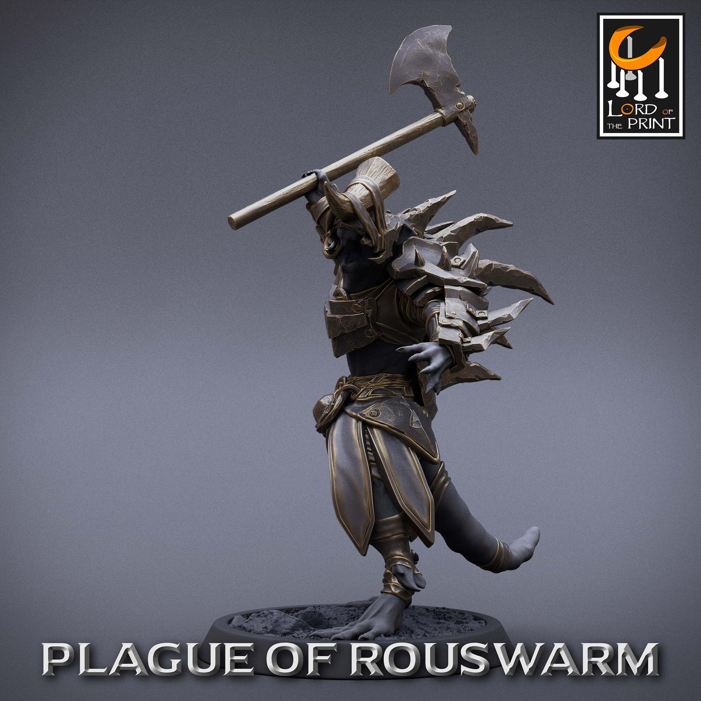 Rouswarm Warriors, Plague of the Rouswarm, Lord of the Print | Dungeons and Dragons | Pathfinder | Table Top RPG | 3D Printed Model