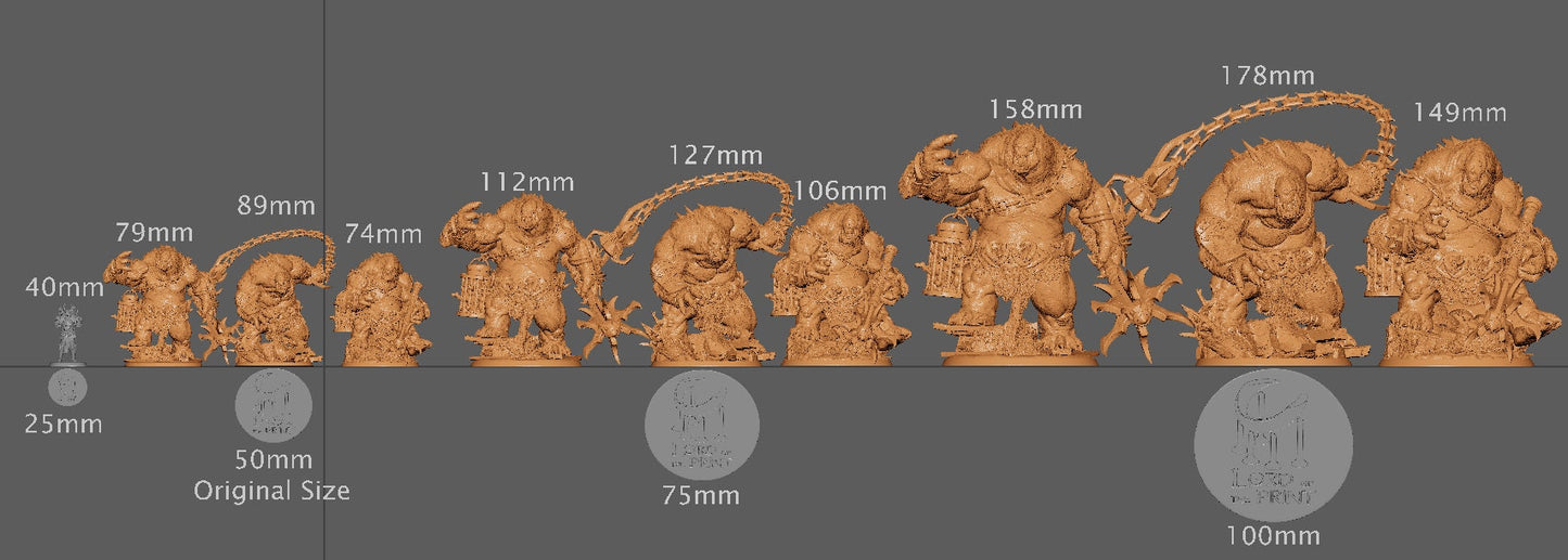 Infernum Cyclops, Lord of the Print | Dungeons and Dragons | Pathfinder | Table Top RPG | 3D Printed Model