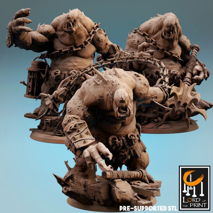 Infernum Cyclops, Lord of the Print | Dungeons and Dragons | Pathfinder | Table Top RPG | 3D Printed Model