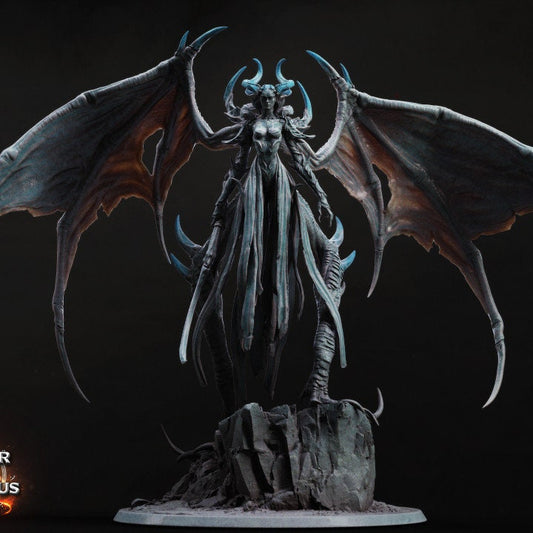 Lilith, Demon Queen Lord of the Print | Dungeons and Dragons | Pathfinder | Table Top RPG | 3D Printed Model