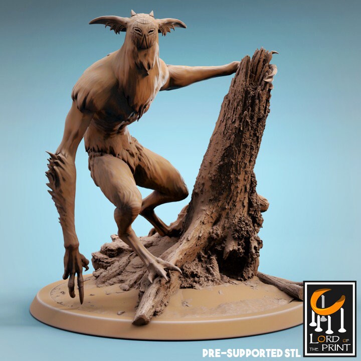 Howler, Lord of the Print | Dungeons and Dragons | Pathfinder | Table Top RPG | 3D Printed Model