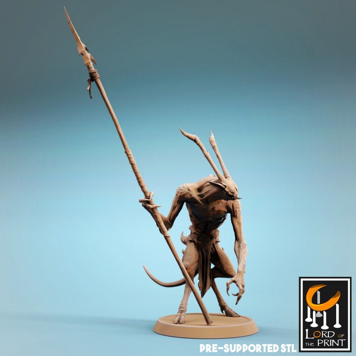 Infernum Soldiers, Samurai, Lord of the Print | Dungeons and Dragons | Pathfinder | Table Top RPG | 3D Printed Model